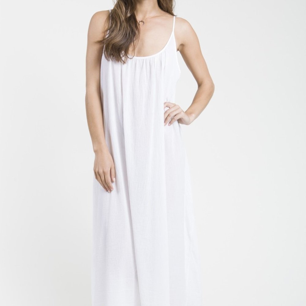 9SEED Tulum Low Back Maxi (White)